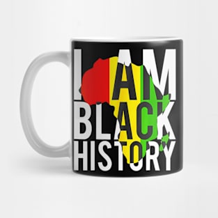 I Am Black History Month African American Pride Celebration Mug